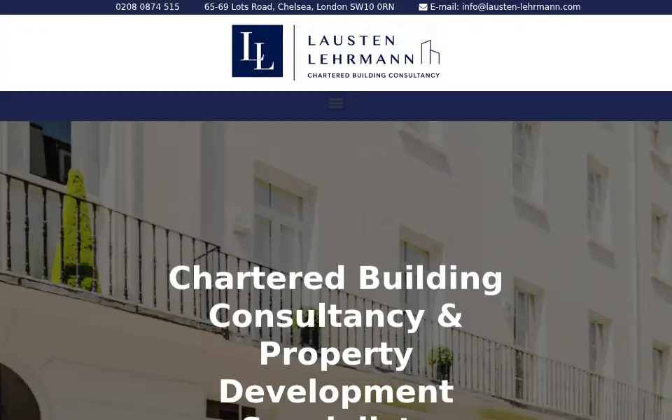 Screenshot of lausten-lehrmann.com