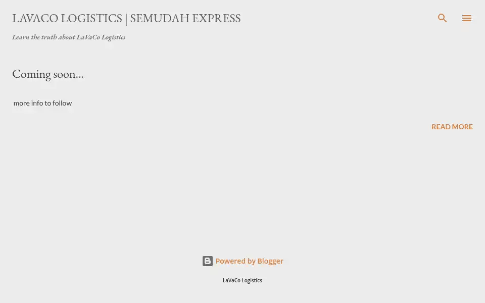 Screenshot of lavacologistics.com