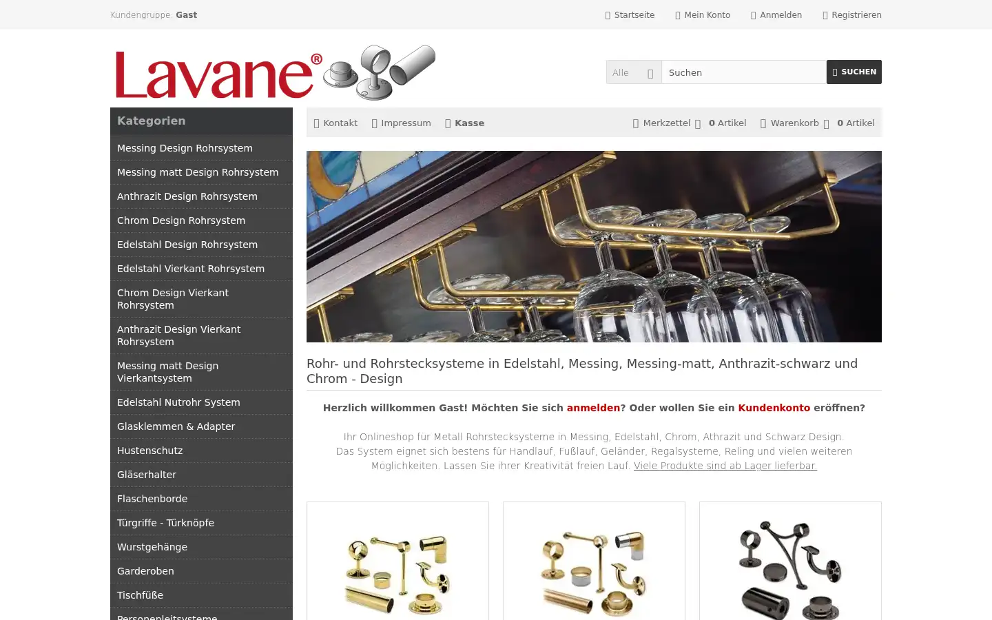 Screenshot of lavane.de