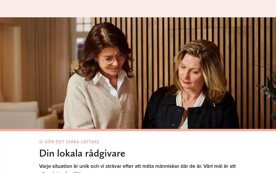 Screenshot of lavendla.se