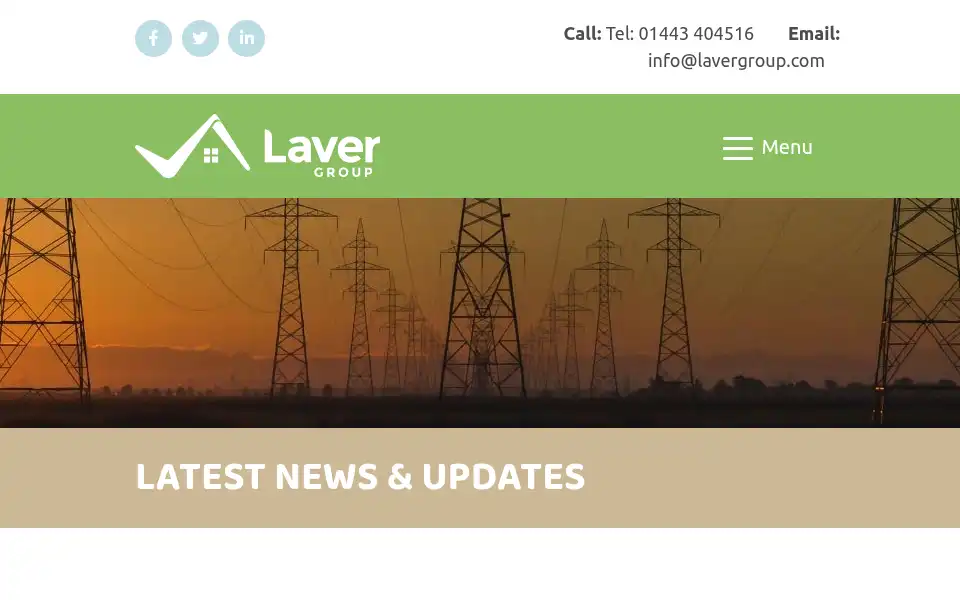Screenshot of lavergroup.com