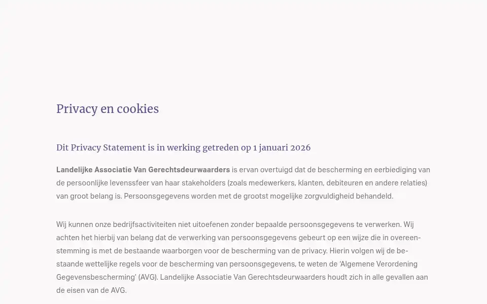 Screenshot of lavg.nl