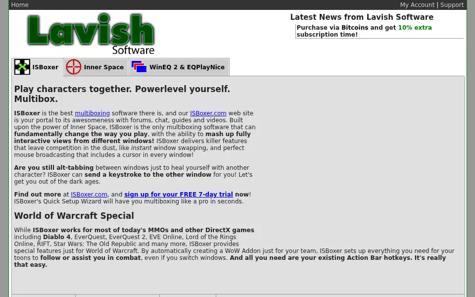 Screenshot of lavishsoft.com