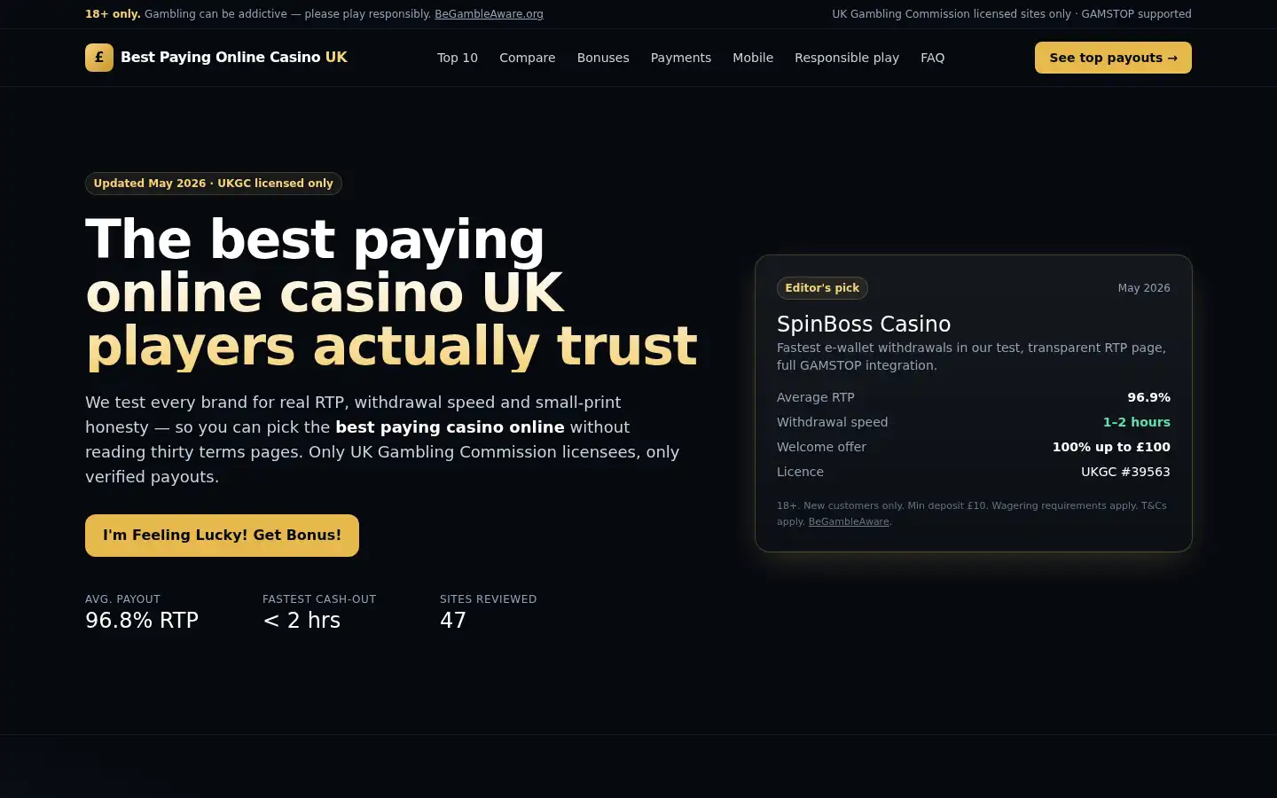 Screenshot of lavitta.co.uk