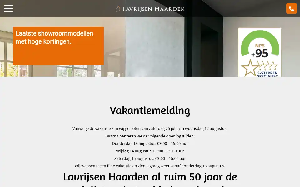 Screenshot of lavrijsenhaarden.nl