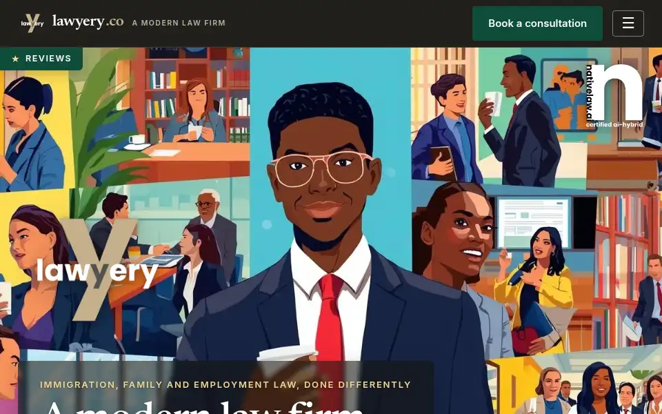 Screenshot of lawyery.co