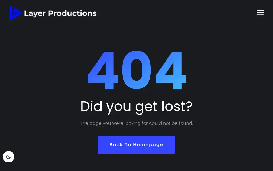 Screenshot of layerproductions.com