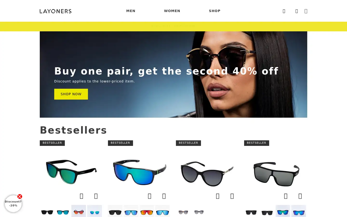 Screenshot of layoners.com