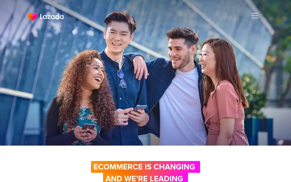 Screenshot of lazada.com
