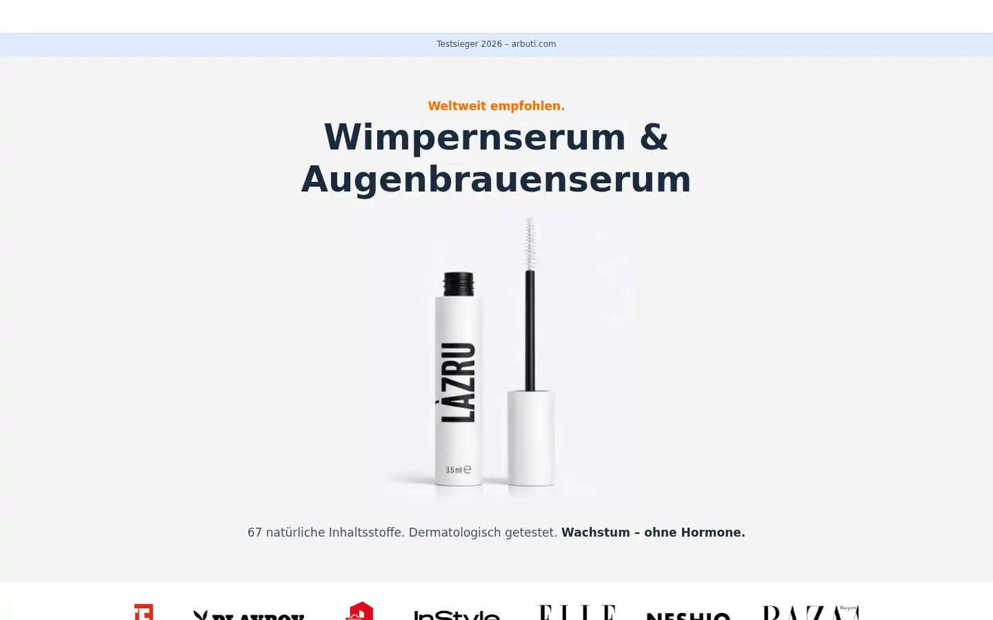 Screenshot of lazru.de