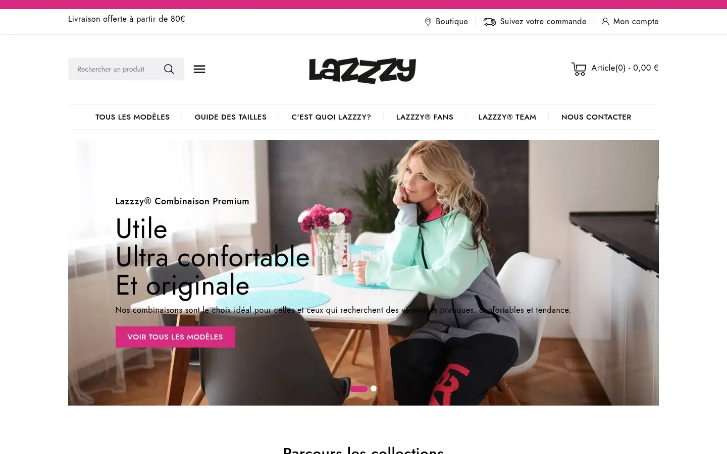 Screenshot of lazzzy.fr