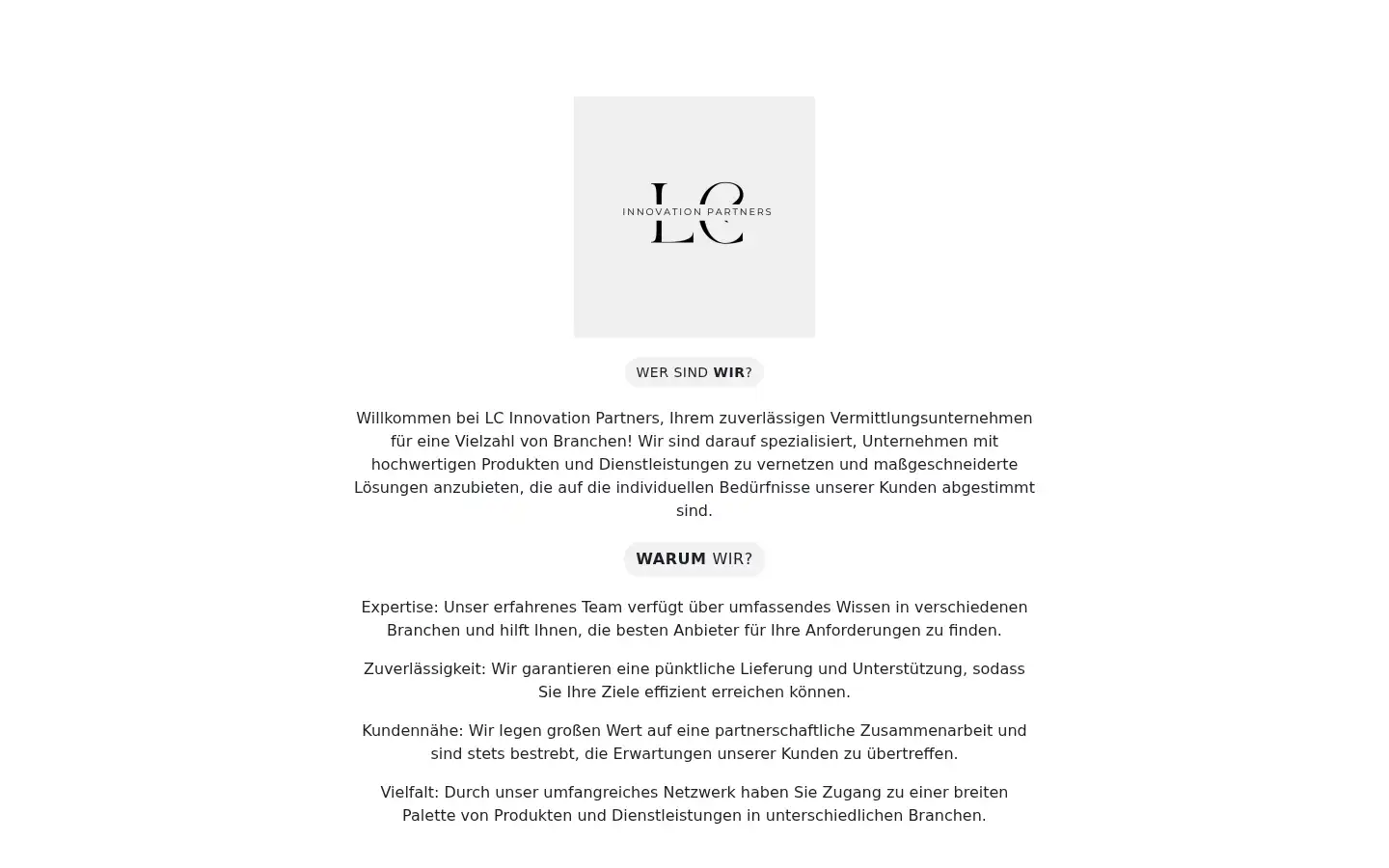 Screenshot of lc-innovationpartners.de