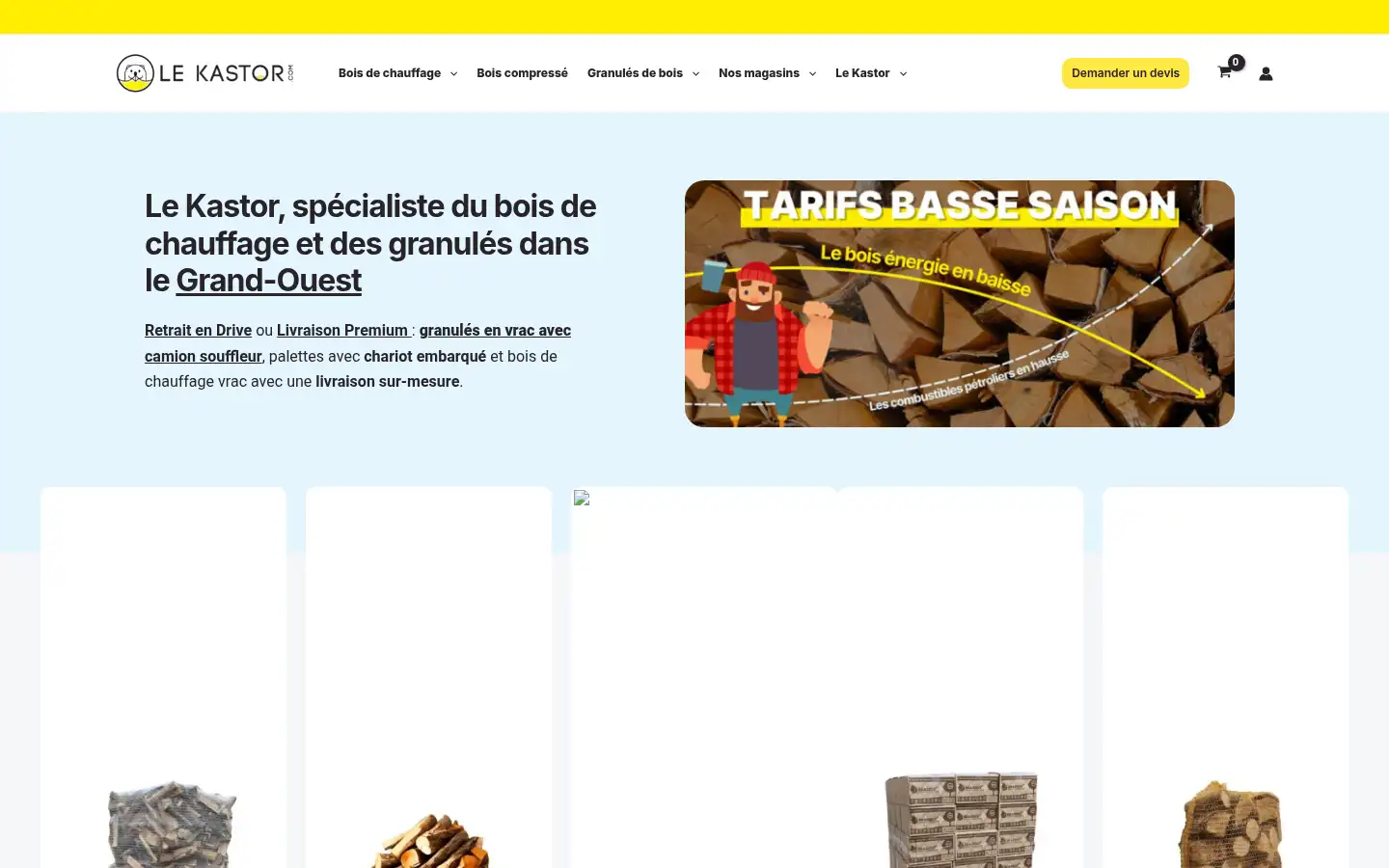 Screenshot of le-kastor.com