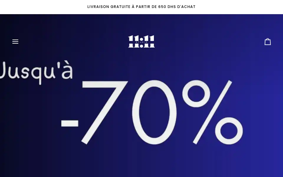 Screenshot of le11studio.com