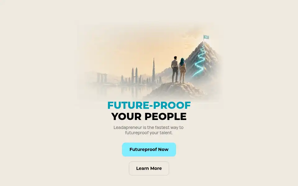 Screenshot of leadapreneur.com