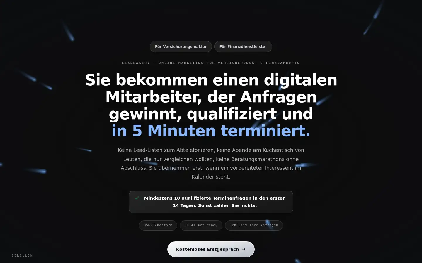 Screenshot of leadbakery.at
