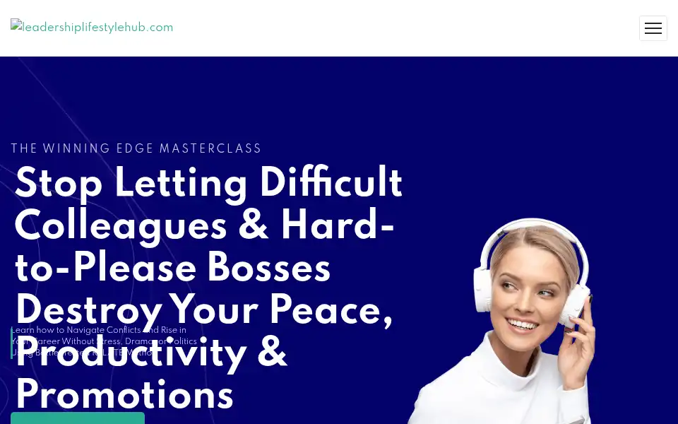Screenshot of leadershiplifestylehub.com