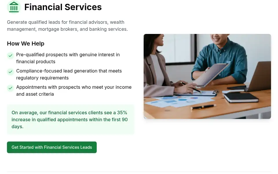 Screenshot of leadfrog.com.au