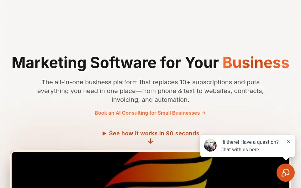 Screenshot of leadfuelcrm.com