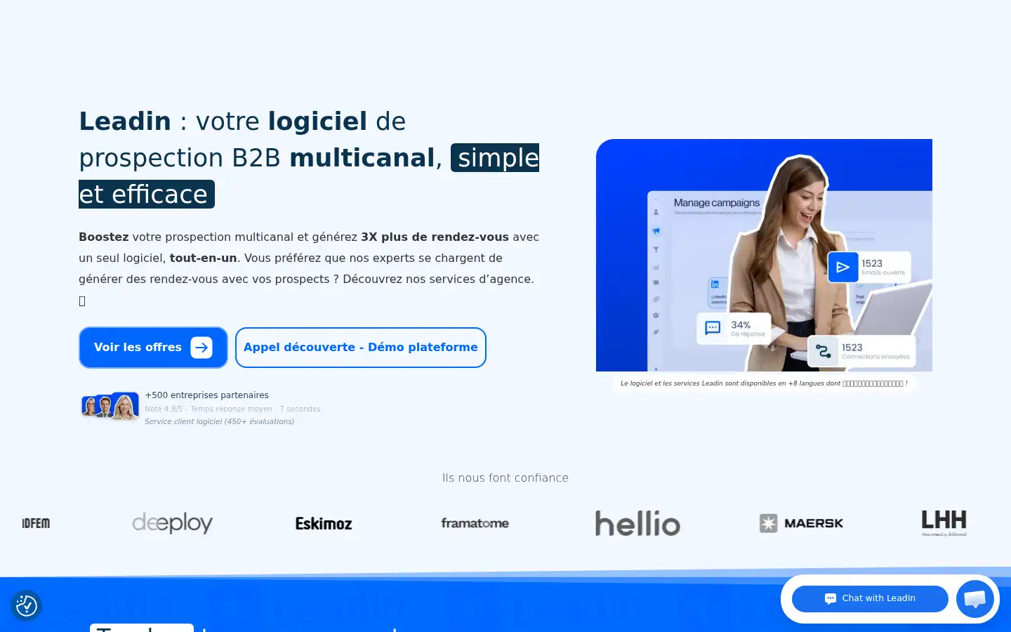 Screenshot of leadin.fr