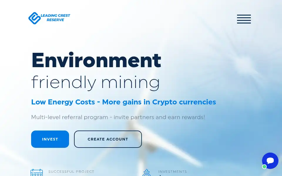 Screenshot of leadingcrestreserve.com