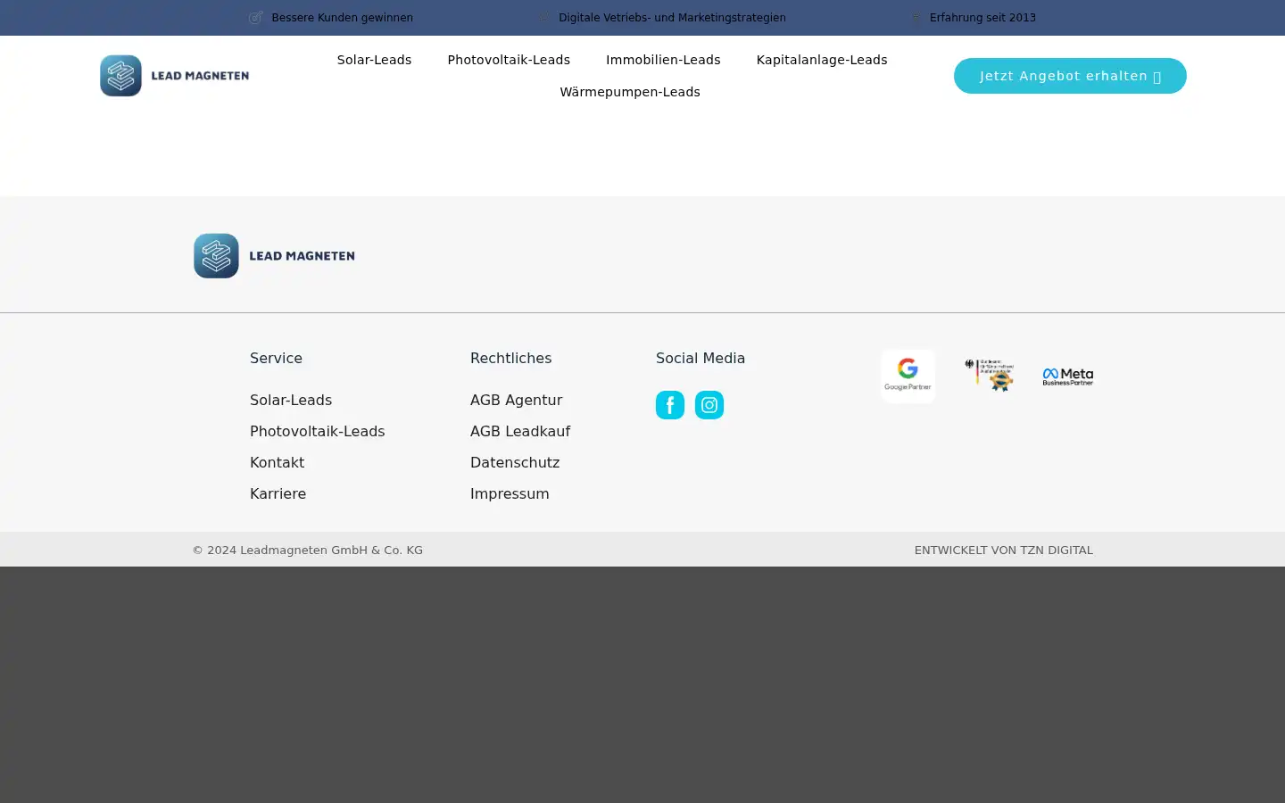 Screenshot of leadmagneten.de
