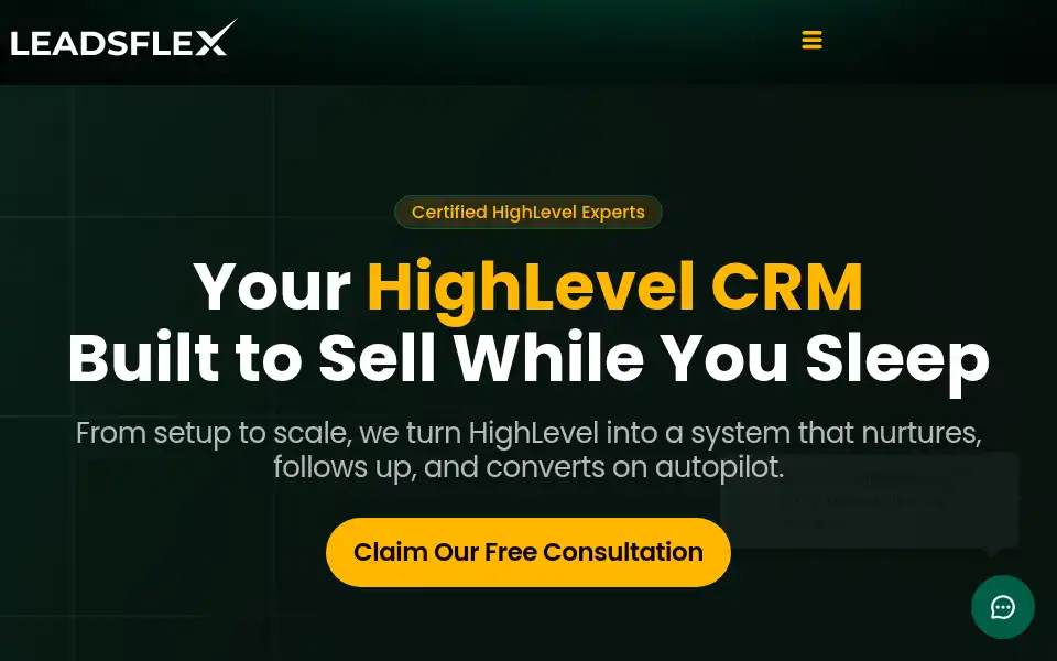 Screenshot of leadsflex.com