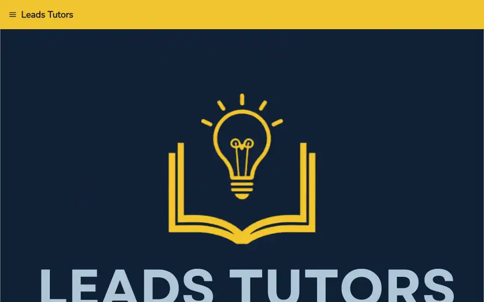Screenshot of leadstutors.com
