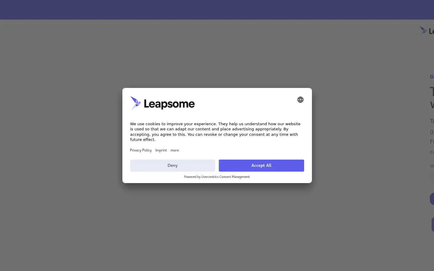 Screenshot of leapsome.com