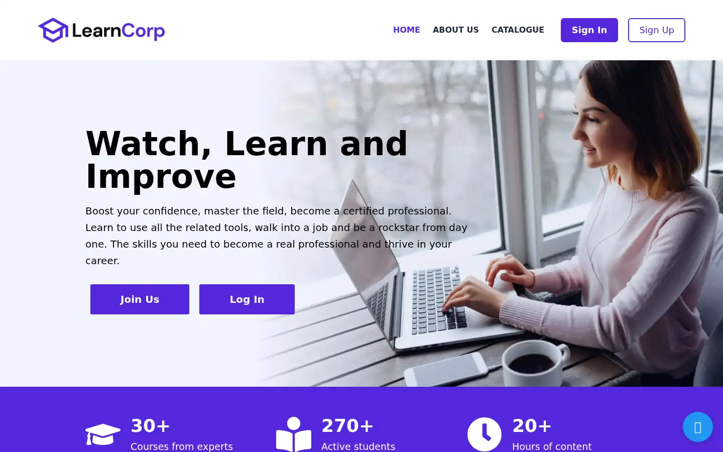 Screenshot of learn-corp.co