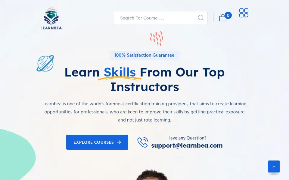 Screenshot of learnbea.com