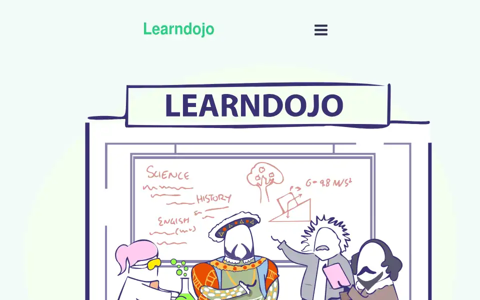Screenshot of learndojo.org
