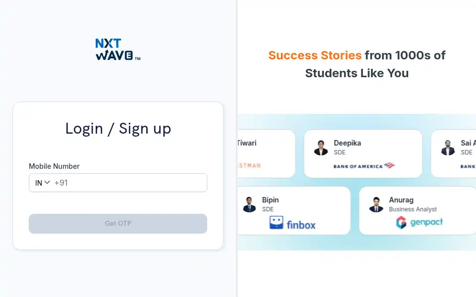 Screenshot of learning.ccbp.in