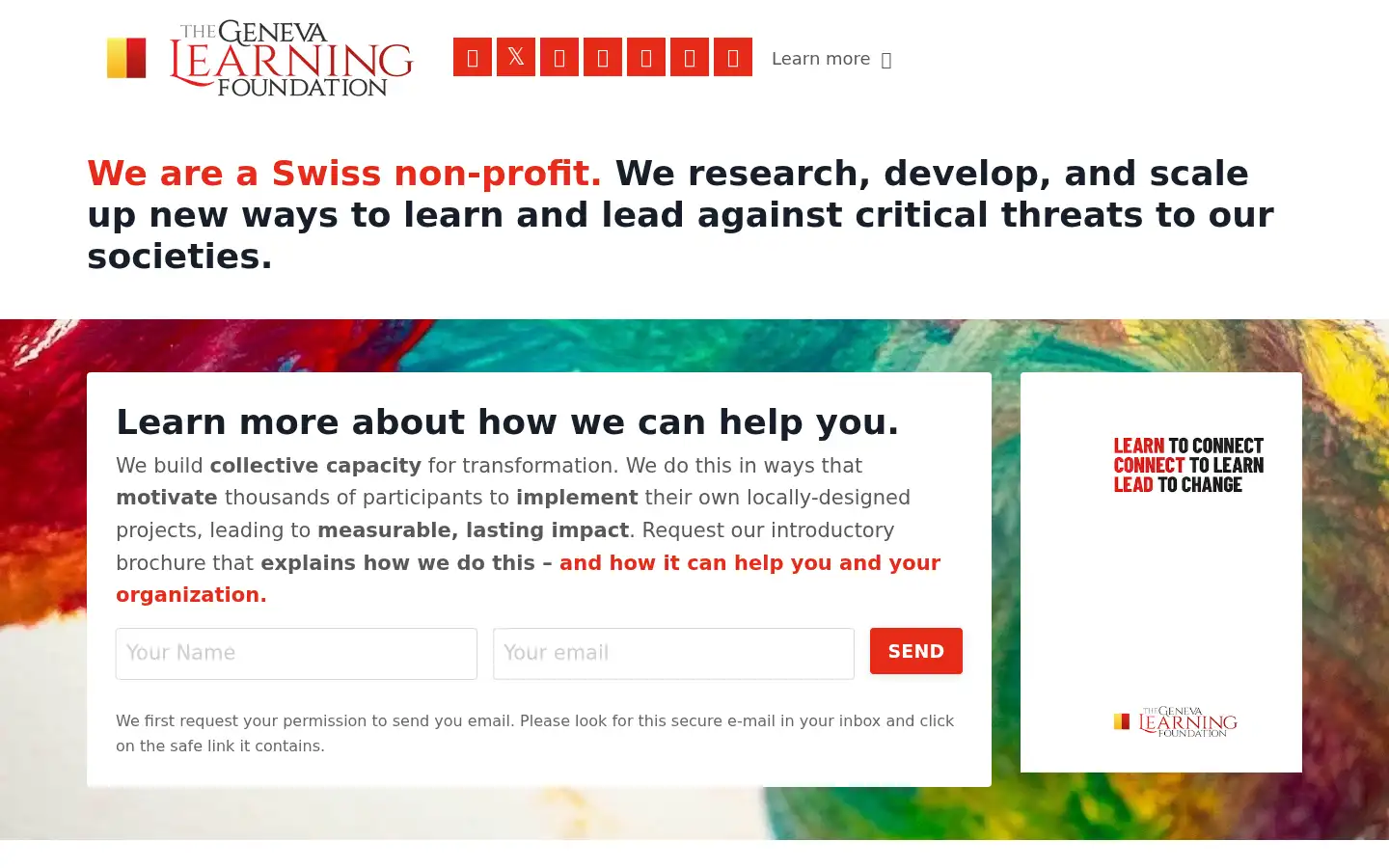 Screenshot of learning.foundation