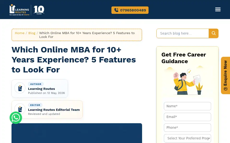 Screenshot of learningroutes.in