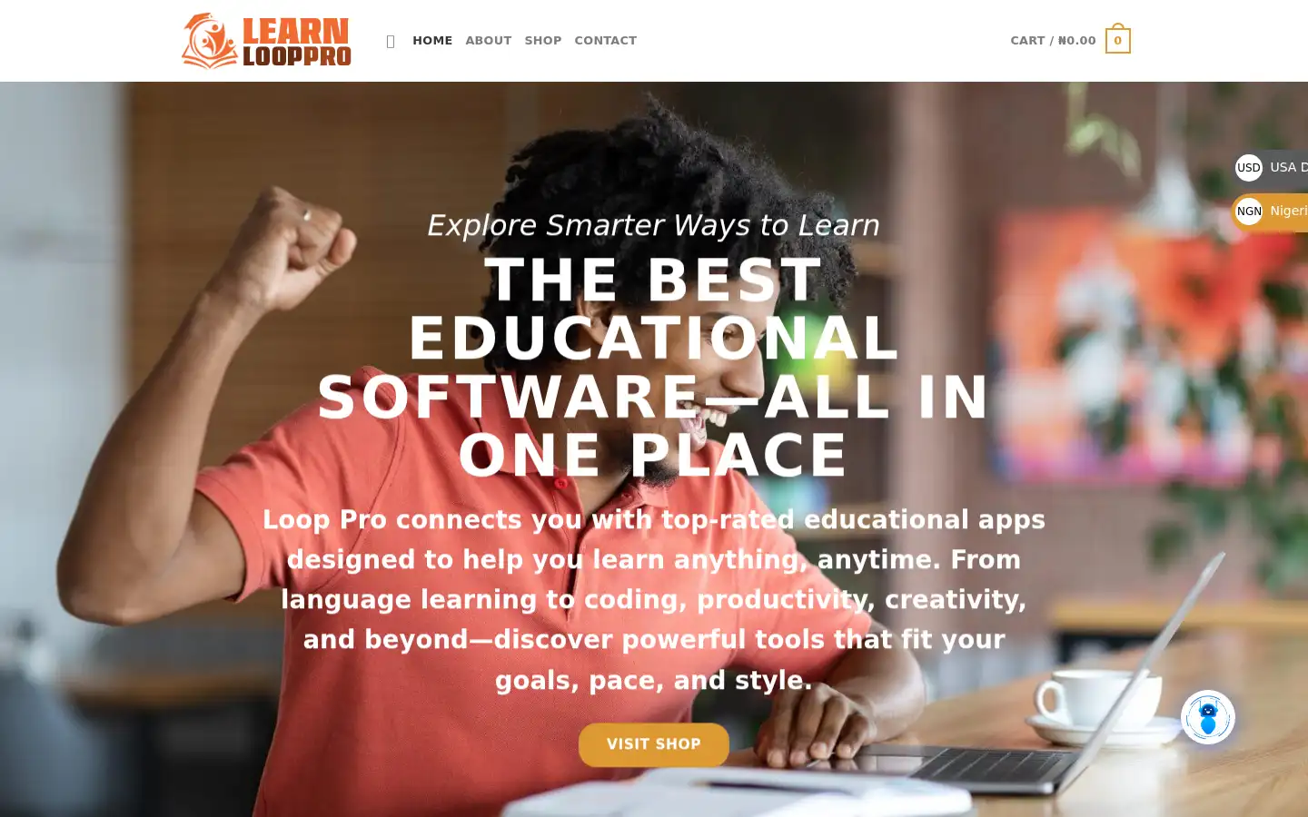 Screenshot of learnlooppro.com