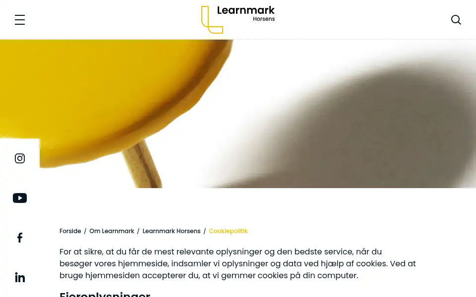 Screenshot of learnmark.dk