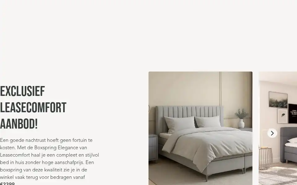 Screenshot of leasecomfort.nl