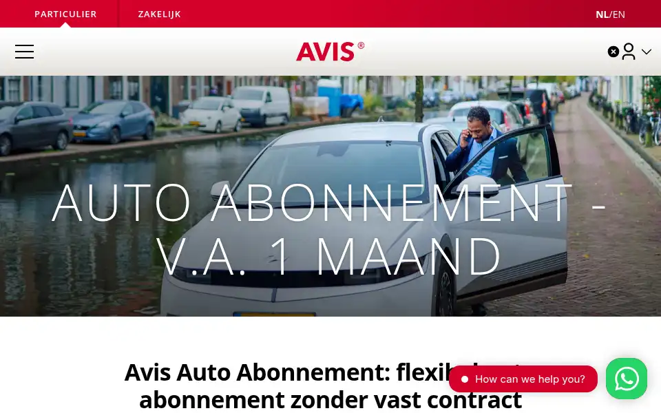 Screenshot of leaseonline.nl