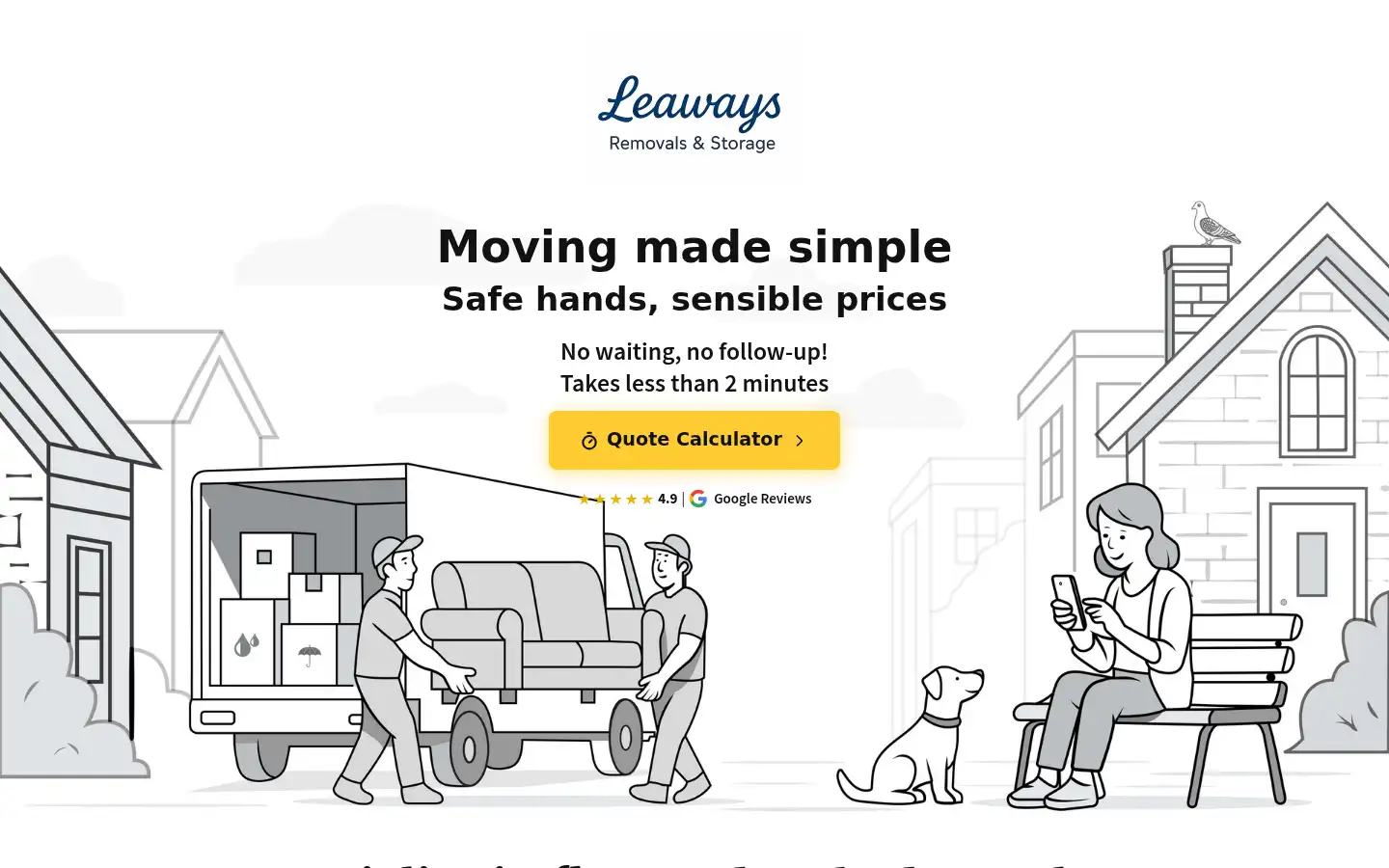 Screenshot of leaways.co.uk