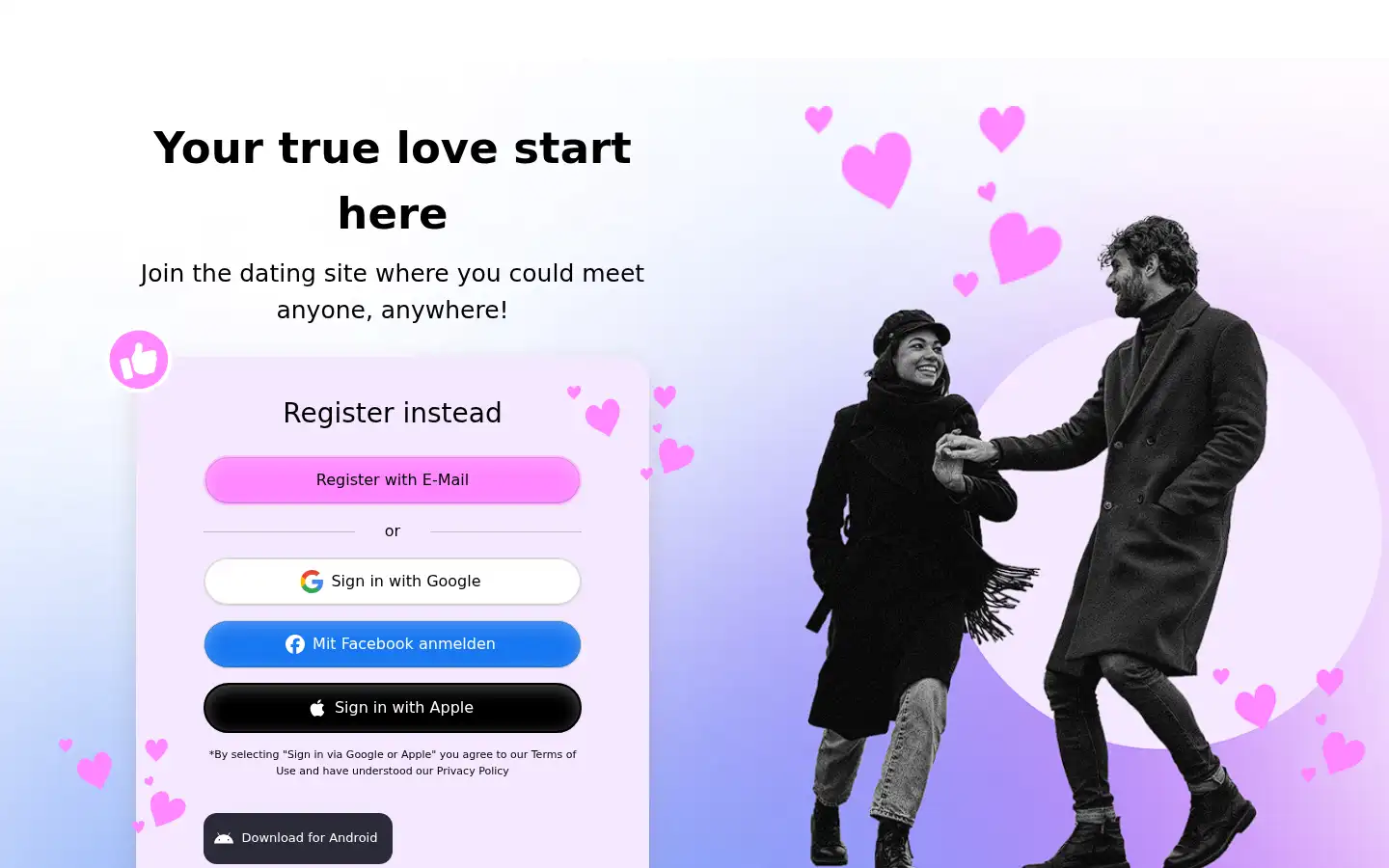 Screenshot of lebedeinelust.app