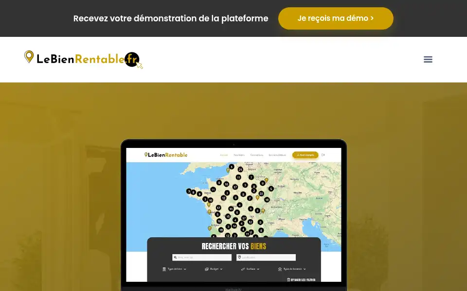 Screenshot of lebienrentable.fr