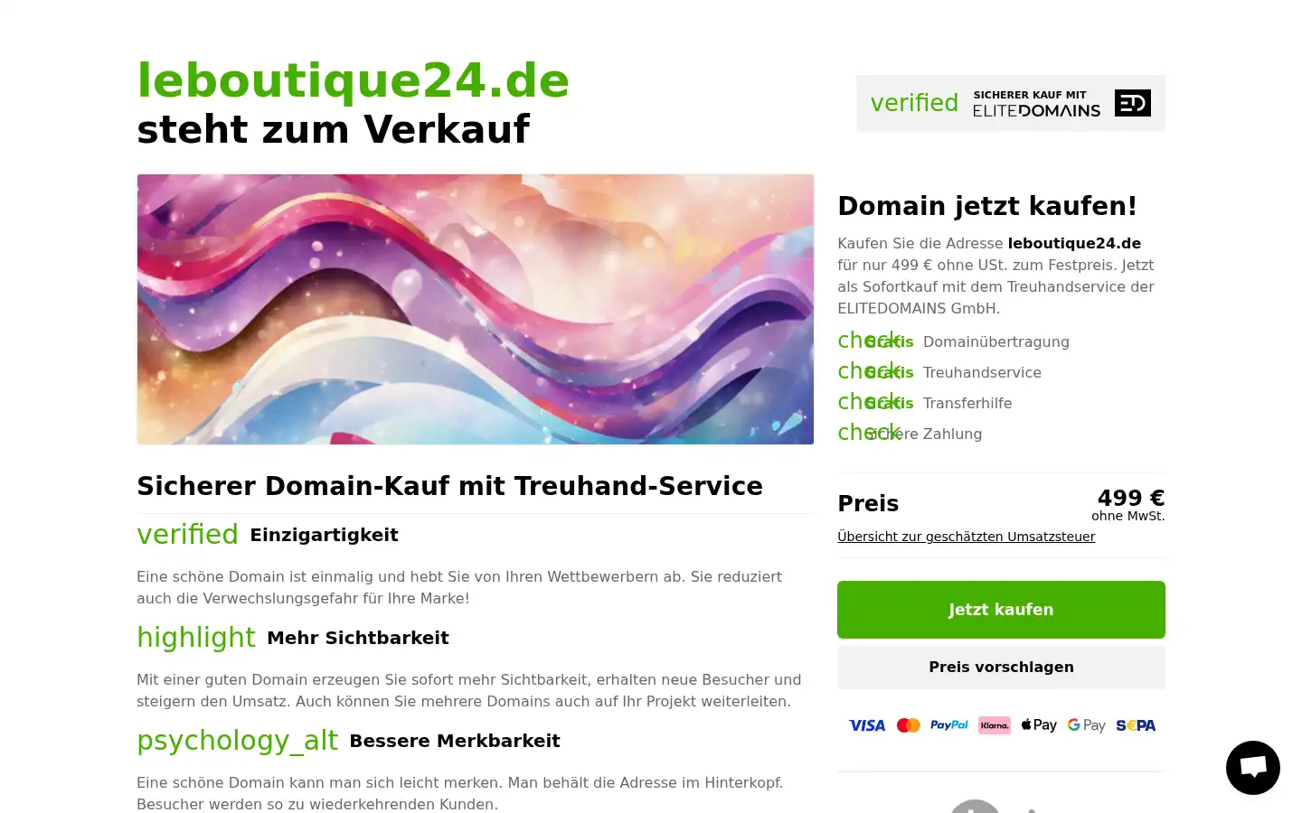 Screenshot of leboutique24.de