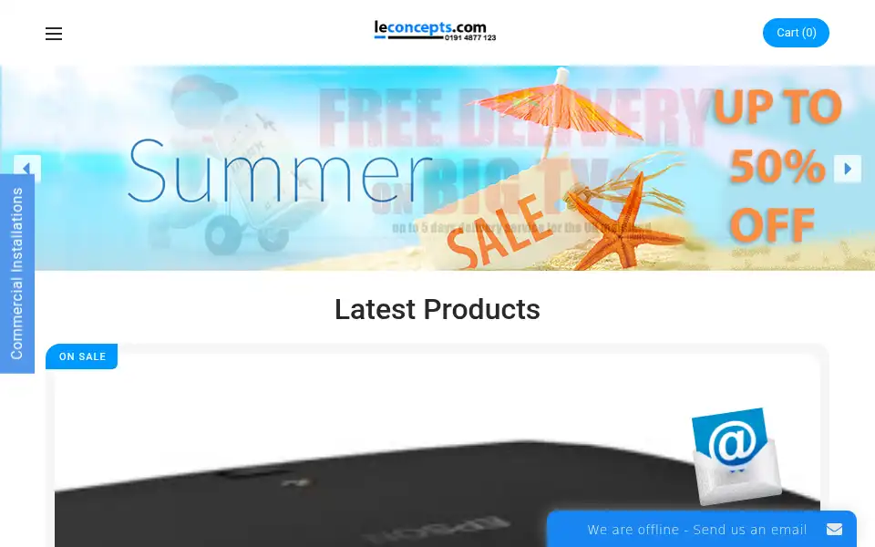 Screenshot of leconcepts.com