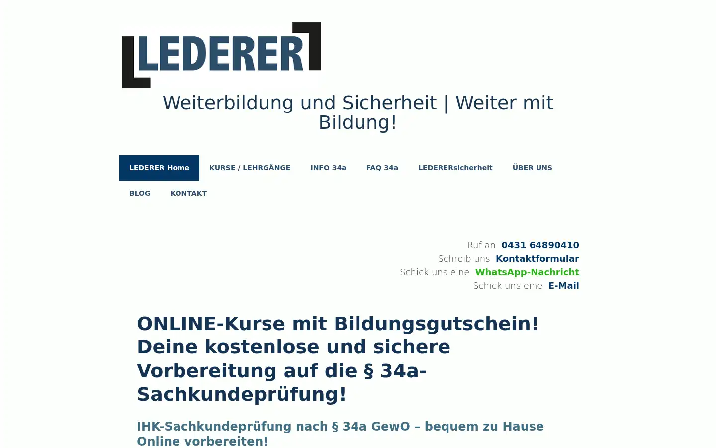 Screenshot of lederer.info