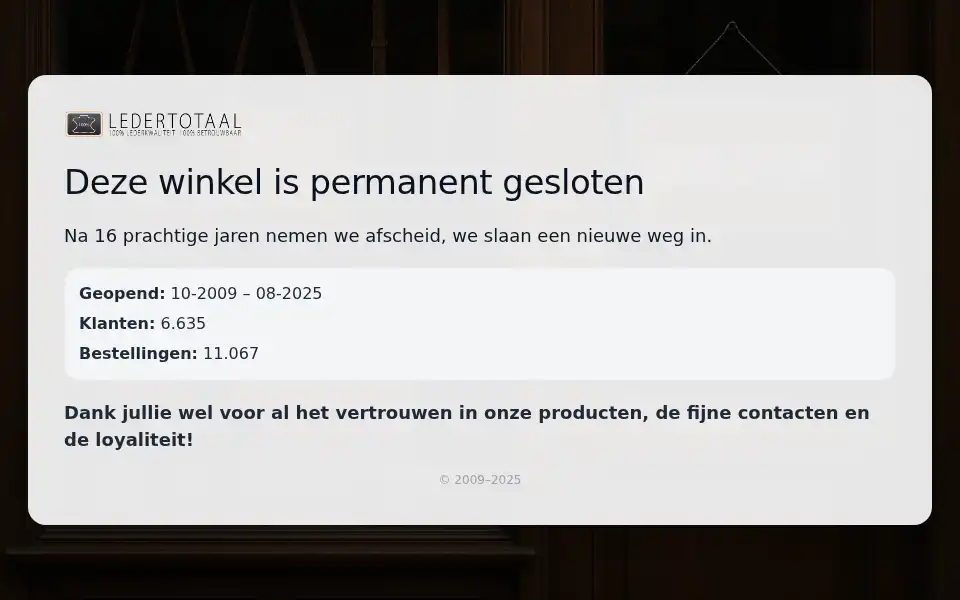 Screenshot of ledertotaal.nl