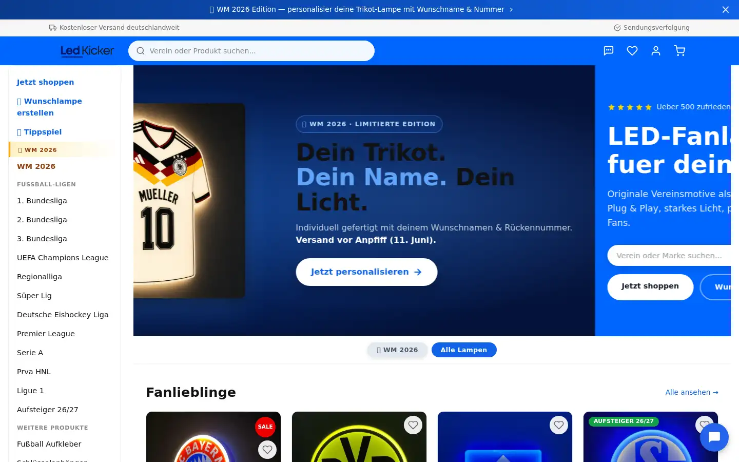 Screenshot of ledkicker.com