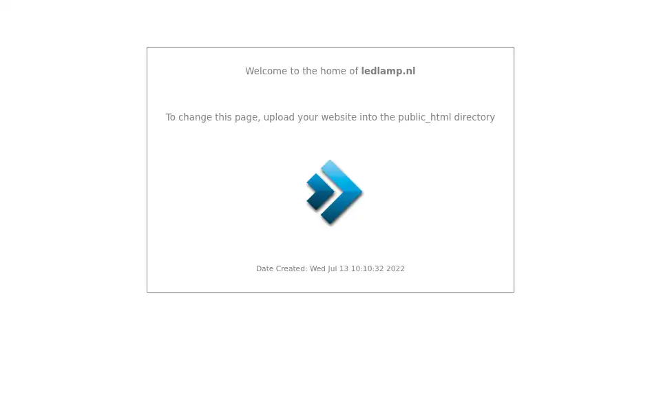Screenshot of ledlamp.nl