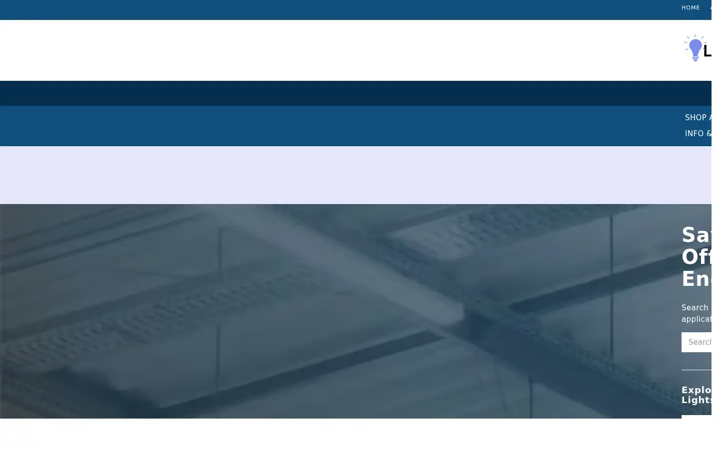 Screenshot of ledlightexpert.com