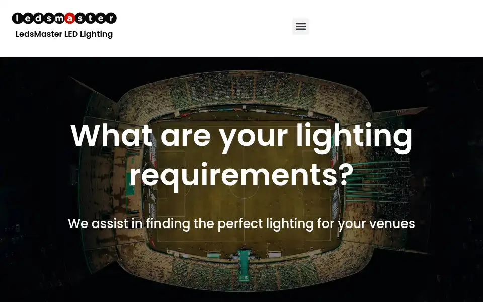 Screenshot of ledsmaster.com